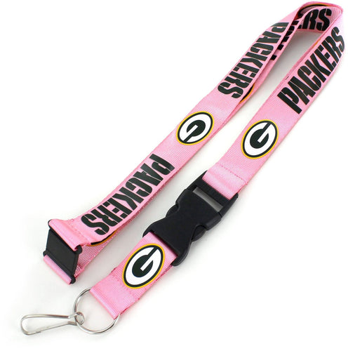WHOLESALE GREEN BAY PACKERS (PINK) TEAM LANYARD