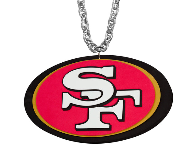 WHOLESALE SAN FRANCISCO 49ERS (SILVER) SUPER FAN CHAIN