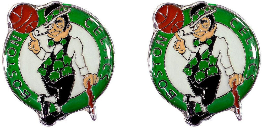 WHOLESALE BOSTON CELTICS TEAM POST EARRING