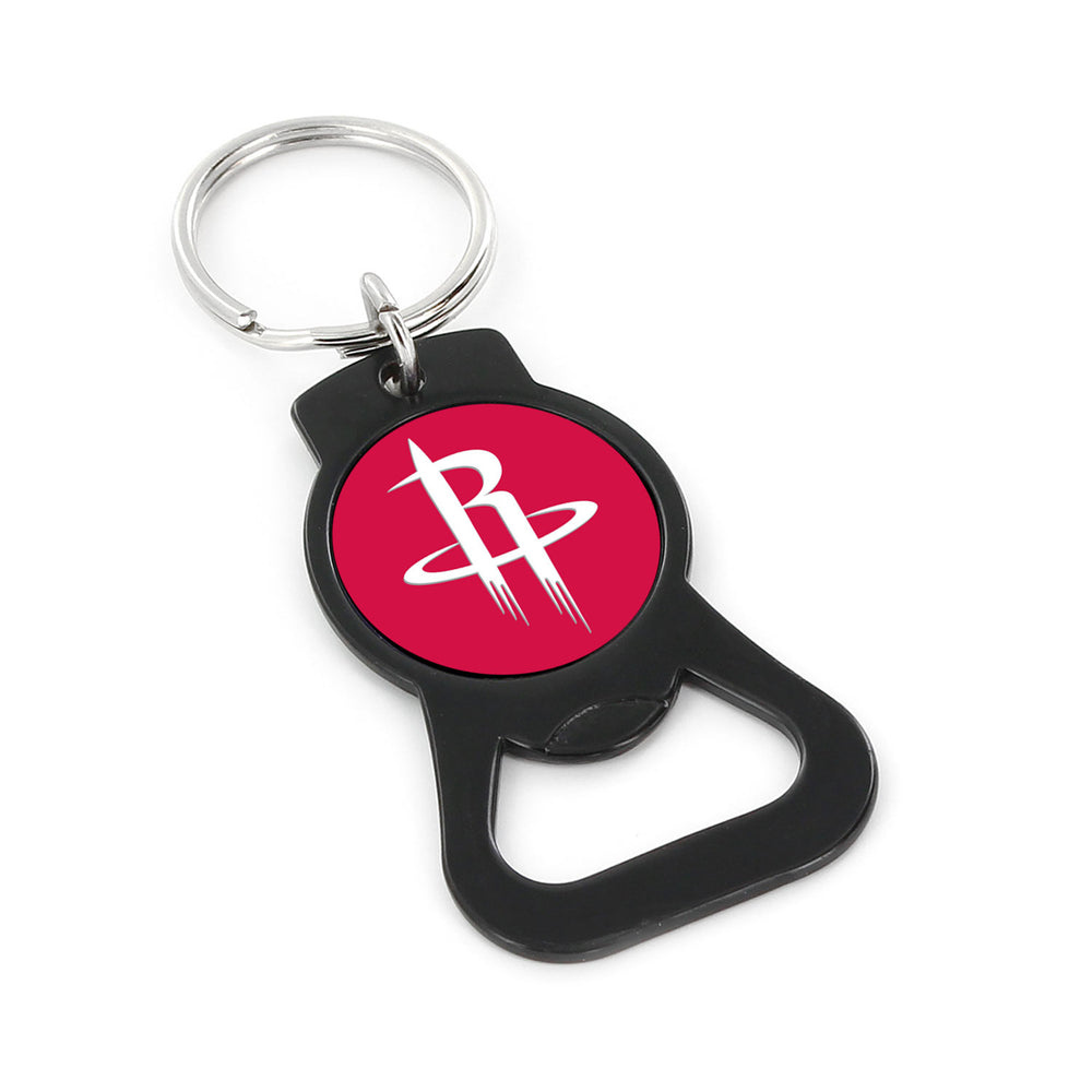 WHOLESALE HOUSTON ROCKETS (BLACK) BOTTLE OPENER KEYCHAIN