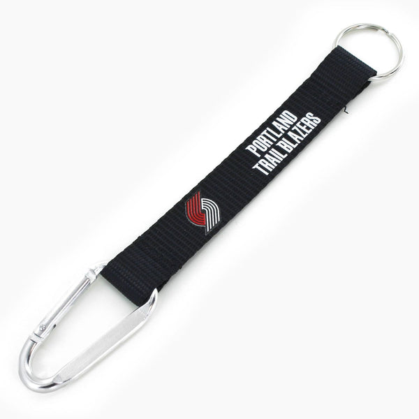 WHOLESALE PORTLAND TRAIL BLAZERS (BLACK) CARABINER LANYARD KEYCHAIN