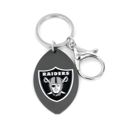WHOLESALE LAS VEGAS RAIDERS MATTE FINISH FOOTBALL KEYCHAIN