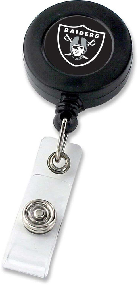 WHOLESALE LAS VEGAS RAIDERS (BLACK) BADGE REEL (NE)