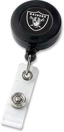 WHOLESALE LAS VEGAS RAIDERS (BLACK) BADGE REEL (NE)