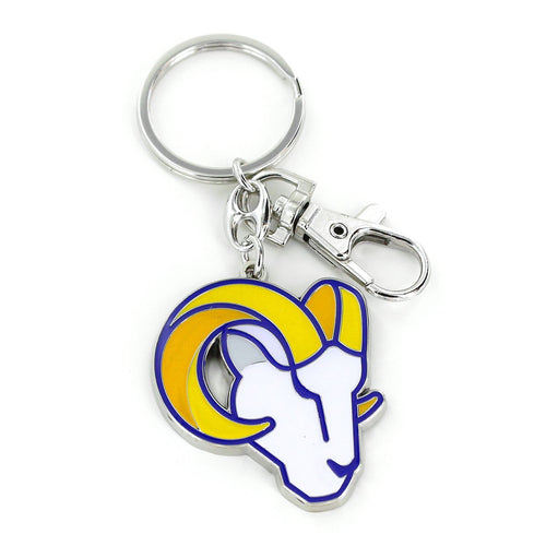 WHOLESALE LOS ANGELES RAMS TEAM LOGO HEAVYWEIGHT KEYCHAIN