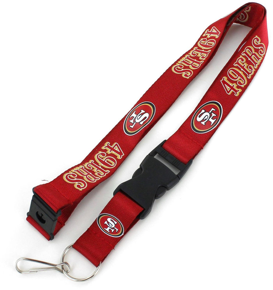 WHOLESALE SAN FRANCISCO 49ERS (RED) TEAM LANYARD
