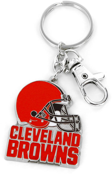 CLEVELAND BROWNS TEAM LOGO HEAVYWEIGHT KEYCHAIN