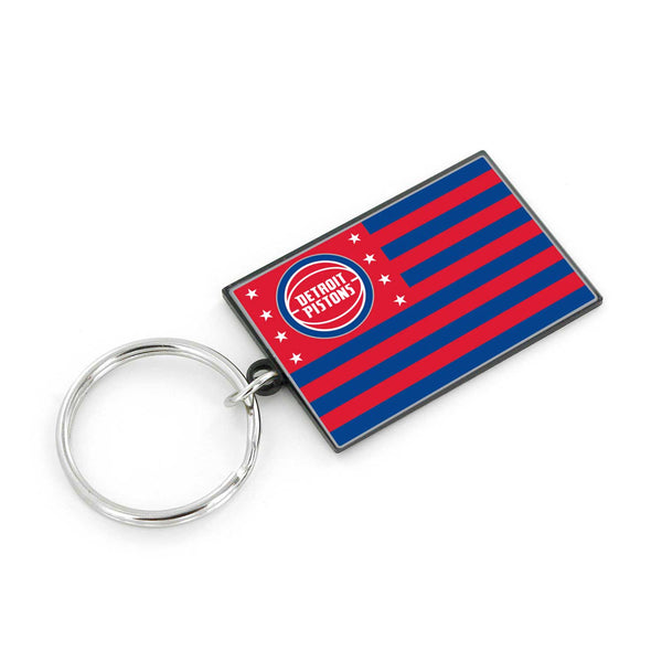 WHOLESALE DETROIT PISTONS AMERICANA FLAG KEYCHAIN