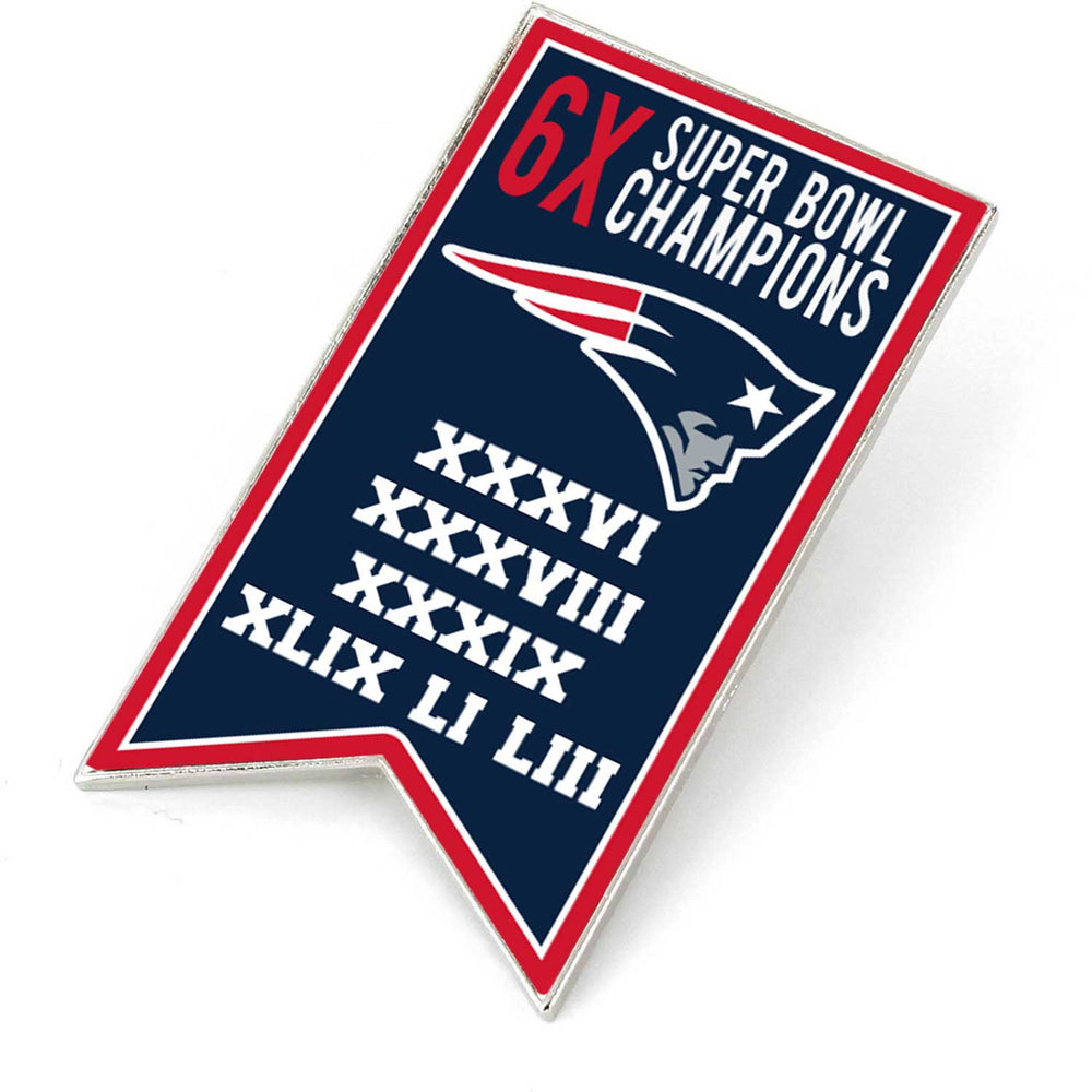 WHOLESALE NEW ENGLAND PATRIOTS CHAMPIONSHIP BANNER PIN (SP)