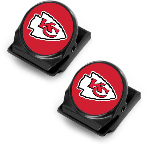 KANSAS CITY CHIEFS 2-PK MEMO CLIP MAGNET