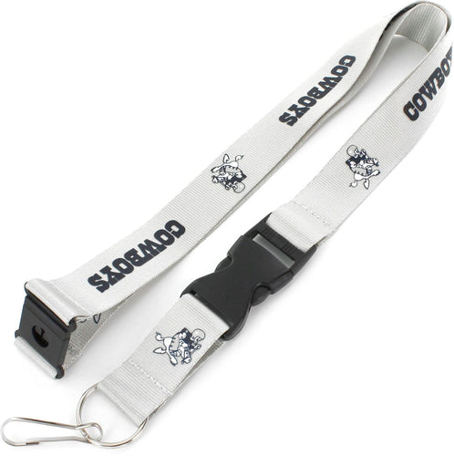 WHOLESALE DALLAS COWBOYS (GREY) THROWBACK LANYARD