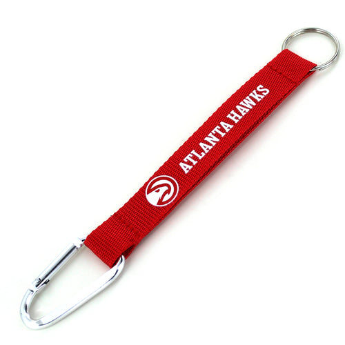 WHOLESALE ATLANTA HAWKS (RED) CARABINER LANYARD KEYCHAIN