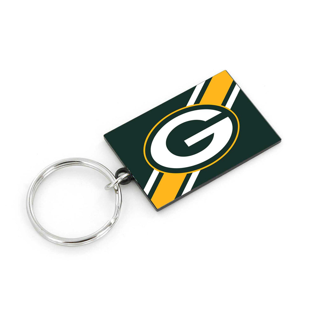 WHOLESALE GREEN BAY PACKERS STRIPED KEYCHAIN