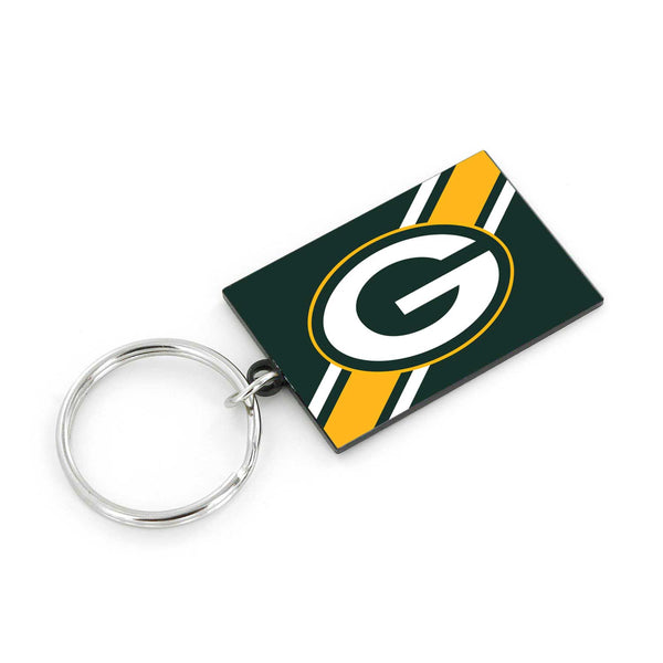 WHOLESALE GREEN BAY PACKERS STRIPED KEYCHAIN