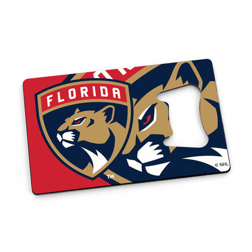 WHOLESALE FLORIDA PANTHERS CREDIT CARD BOTTLE OPENER MAGNET
