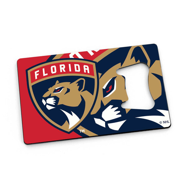 WHOLESALE FLORIDA PANTHERS CREDIT CARD BOTTLE OPENER MAGNET