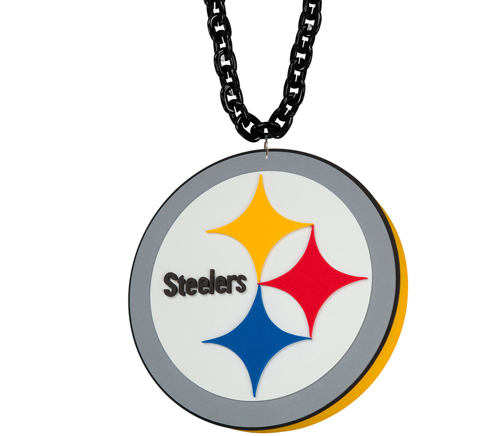 WHOLESALE PITTSBURGH STEELERS (BLACK) SUPER FAN CHAIN