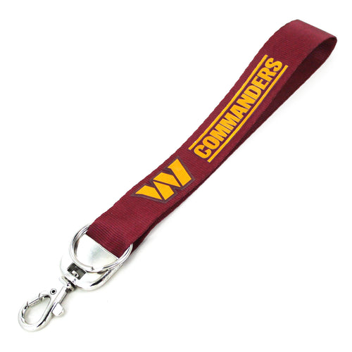 WHOLESALE WASHINGTON COMMANDERS DELUXE WRISTLET KEYCHAIN