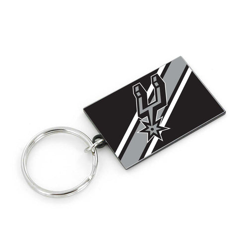 WHOLESALE SAN ANTONIO SPURS STRIPED KEYCHAIN