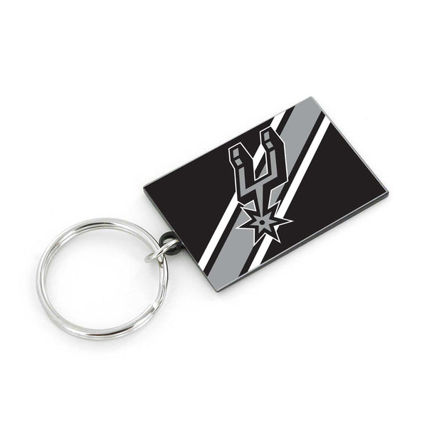 WHOLESALE SAN ANTONIO SPURS STRIPED KEYCHAIN