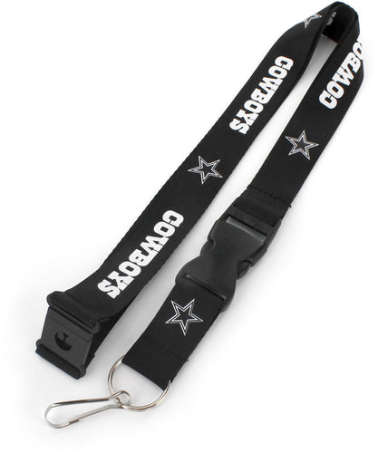 WHOLESALE DALLAS COWBOYS (BLACK & WHITE) TEAM LANYARD