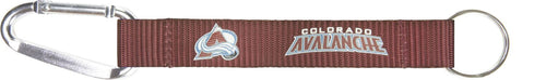 WHOLESALE COLORADO AVALANCHE (RED) CARABINER LANYARD KEYCHAIN