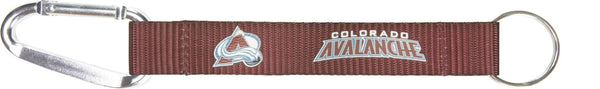 WHOLESALE COLORADO AVALANCHE (RED) CARABINER LANYARD KEYCHAIN