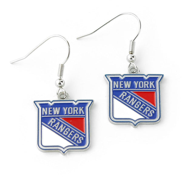 WHOLESALE NEW YORK RANGERS NY DANGLER EARRINGS