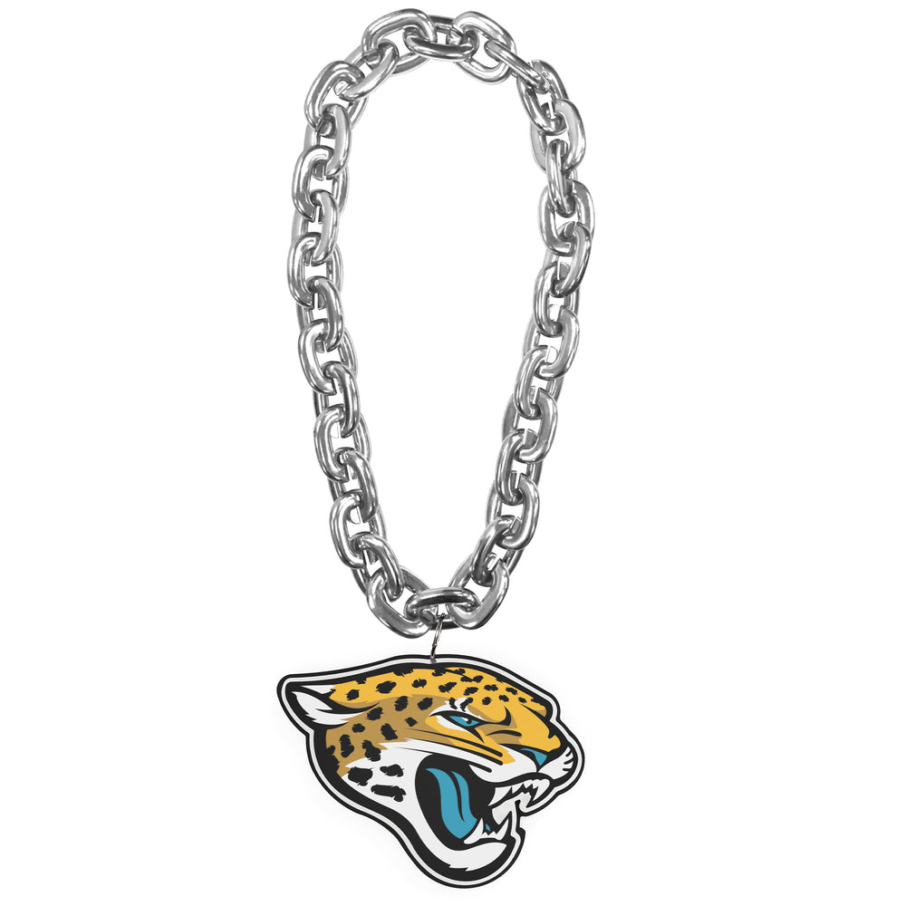 WHOLESALE JACKSONVILLE JAGUARS (SILVER) FAN CHAIN