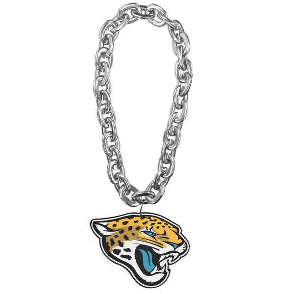 WHOLESALE JACKSONVILLE JAGUARS (SILVER) FAN CHAIN