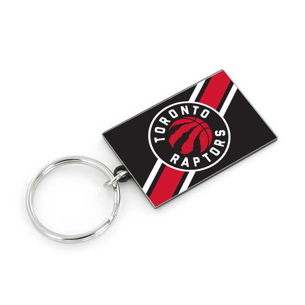 TORONTO RAPTORS STRIPED KEYCHAIN