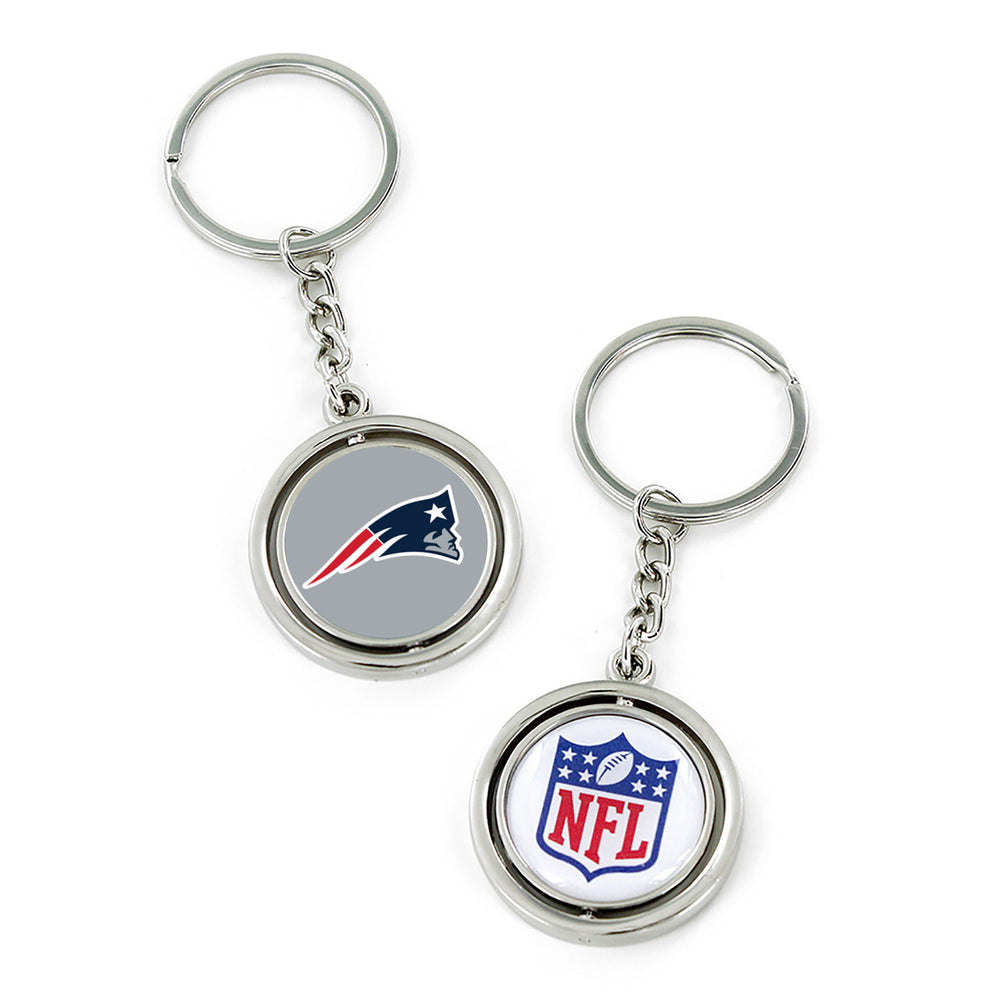 WHOLESALE NEW ENGLAND PATRIOTS SPINNING KEYCHAIN
