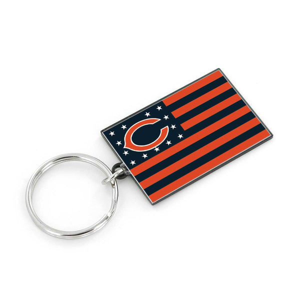 WHOLESALE CHICAGO BEARS AMERICANA FLAG KEYCHAIN