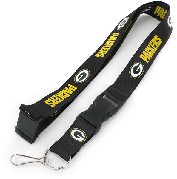 WHOLESALE GREEN BAY PACKERS (BLACK) TEAM LANYARD