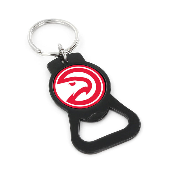 ATLANTA HAWKS (BLACK) BOTTLE OPENER KEYCHAIN