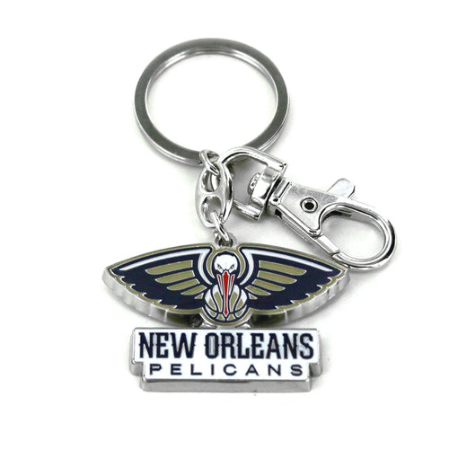 NEW ORLEANS PELICANS TEAM LOGO HEAVYWEIGHT KEYCHAIN