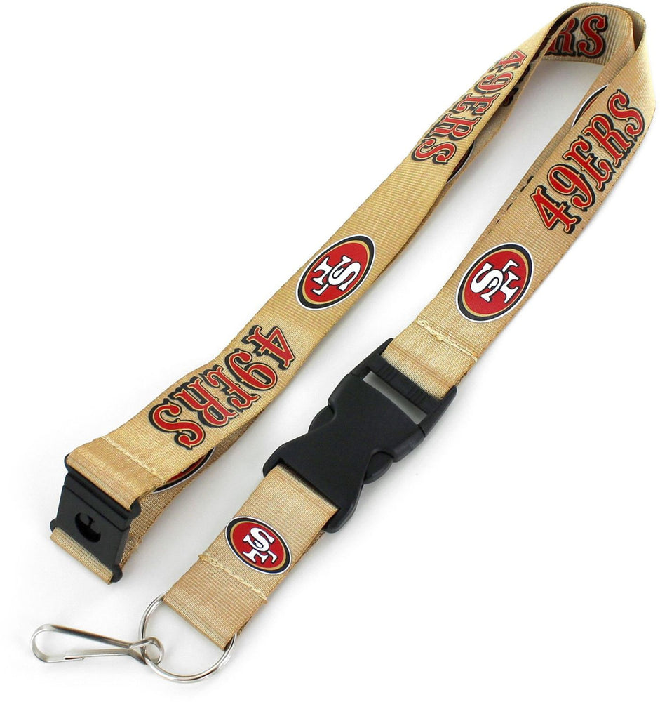 WHOLESALE SAN FRANCISCO 49ERS (GOLD) TEAM LANYARD