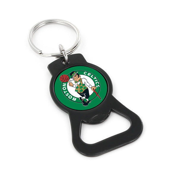 WHOLESALE BOSTON CELTICS (BLACK) BOTTLE OPENER KEYCHAIN