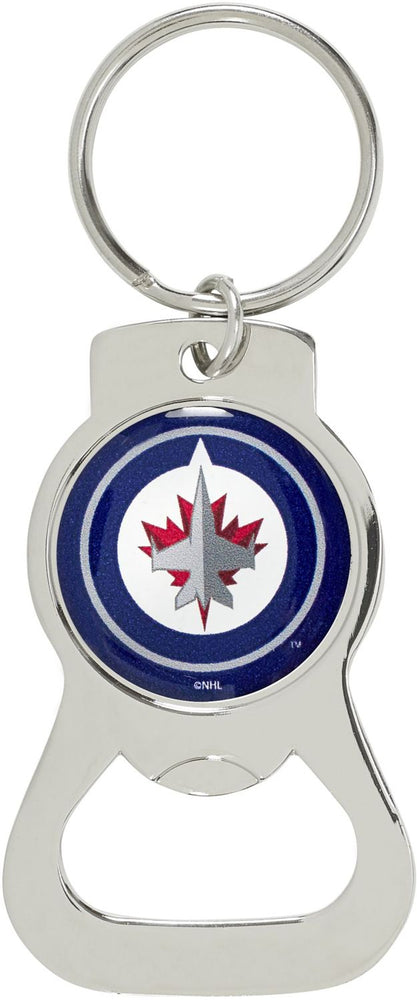 WHOLESALE WINNIPEG JETS BOTTLE OPENER KEYCHAIN PRIM. LOGO