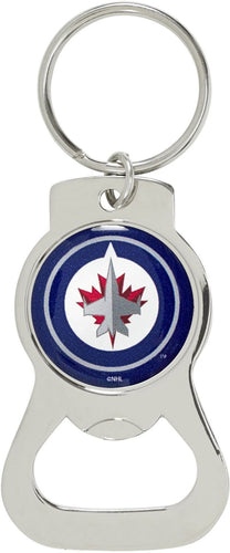 WHOLESALE WINNIPEG JETS BOTTLE OPENER KEYCHAIN PRIM. LOGO