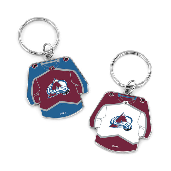 WHOLESALE COLORADO AVALANCHE REVERSIBLE HOME/AWAY JERSEY KEYCHAIN