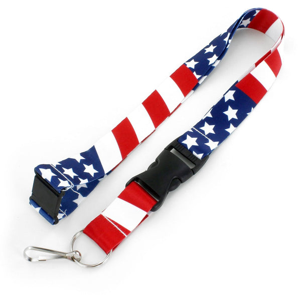 USA FLAG LANYARD