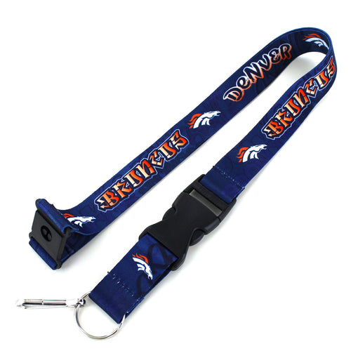 DENVER BRONCOS GRAFFITI LANYARD