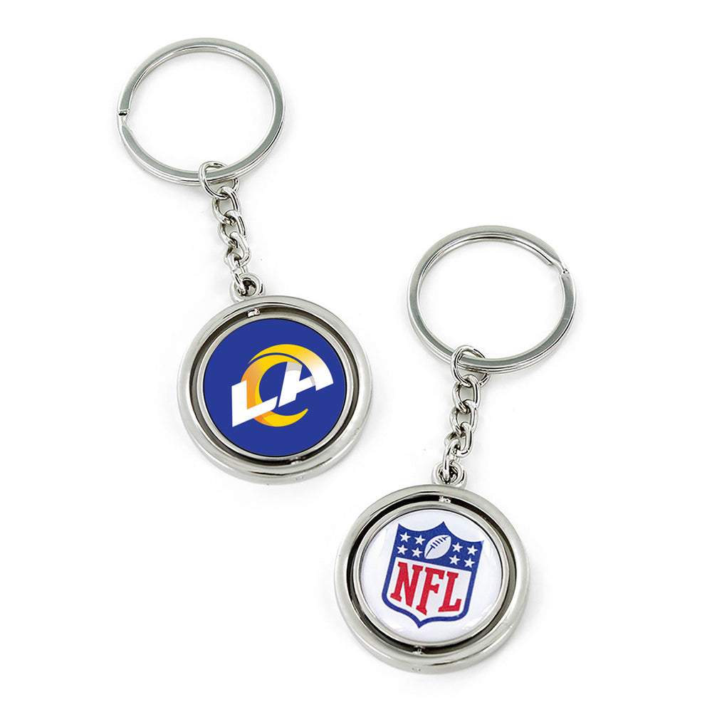 WHOLESALE LOS ANGELES RAMS SPINNING LOGO KEYCHAIN