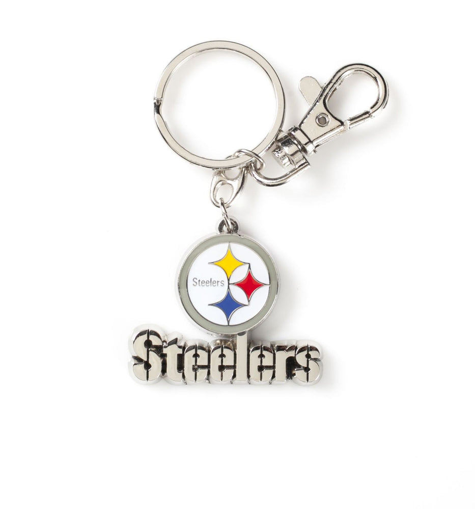 WHOLESALE PITTSBURGH STEELERS TEAM LOGO HEAVYWEIGHT KEYCHAIN
