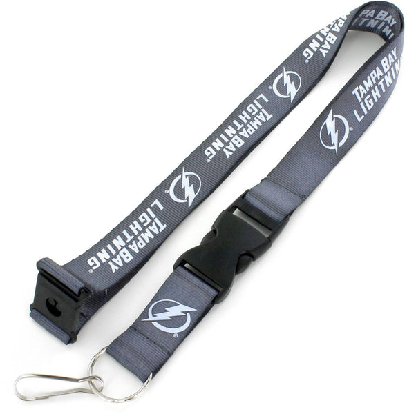 WHOLESALE TAMPA BAY LIGHTNING (CHARCOAL) TEAM LANYARD