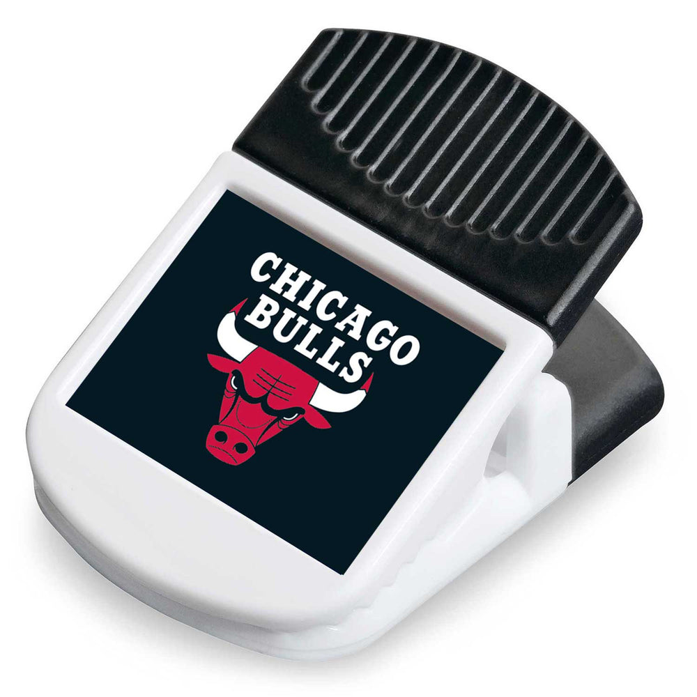 CHICAGO BULLS RECTANGULAR MAGNET CHIP CLIP