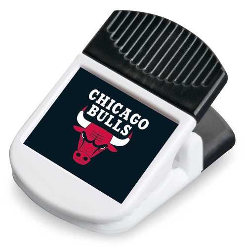 CHICAGO BULLS RECTANGULAR MAGNET CHIP CLIP