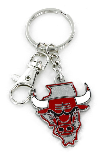 CHICAGO BULLS - STATE DESIGN HEAVYWEIGHT KEY CHAIN