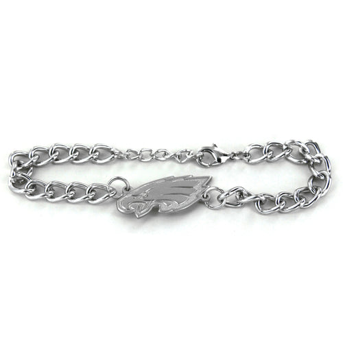WHOLESALE PHILADELPHIA EAGLES CHAIN LINK LOGO BRACELET
